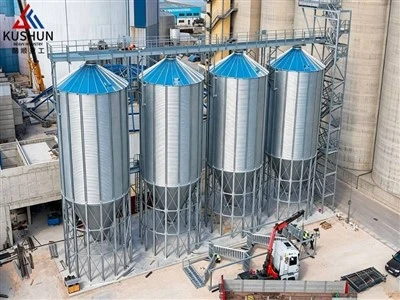 Silos cylindriques en acier